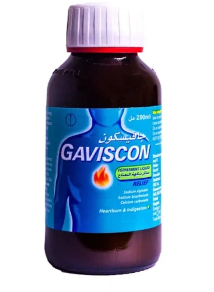 GAVISCON Peppermint Suspension 200Ml Antacid